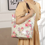 Waterproof Floral Multi-Layer Canvas Shoulder Bag_Cuab0189