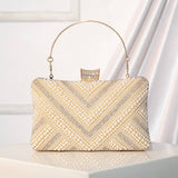 NEW HAND BEADED PEARL BANQUET CLUTCH_CWAB2486