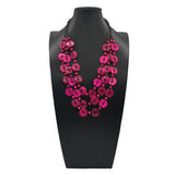 ETHNIC STYLE WOODEN BEADS HAND WOVEN NECKLACE_CWMM4729