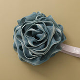 LARGE BATH FLOWER FOAMING NET TWO COLOR BATH POUF_CWMM3336