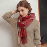 PLAID WINTER SCARF SOFT THICK FRINGE SHAWL 2025_CWASC0168