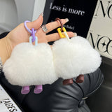 CUTE PLUSH CLOUD CAR KEYCHAIN BAG PENDANT_CWMM2585