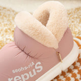 Winter Slippers Warm Waterproof Home House Shoes