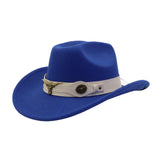 Unisex Wool Fedora Jazz Hat Western Ethnic Style_Cwah04427