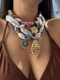 Gold Plated Stainless Steel Seashell Necklace_Cwaje05614