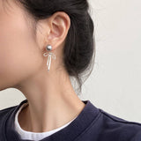 NEW SIMPLE FASHION BOW PEARL EARRINGS FOR WOMEN_CWAJE2990
