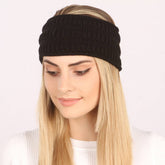 Women Solid Color Curled Headband