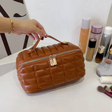 New Pu Diamond-Shaped High-Grade Cosmetic Bag_Cwab4439