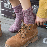 5PCS SET THICK THREAD IMITATION WOOL SOCKS_CWMS0279