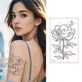 PRINCE BOY ROSE FOX PLANET TATTOO STICKERS_CWMM8267