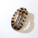 Cwaha07418_Large Oval Hair Claw Clip For Women Updo