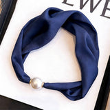 Solid Pearl Magnetic Silk Neck Scarf_Cwasc03939