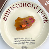 CUTE ANIMAL BUNNY PUPPY ACETATE SHARK CLIP_CWAHA5973