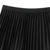ACCORDION SKIRT LONG HIGH WAISTA LINE PLEATEDSKIRT_CWBMS0293