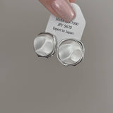 ADVANCED ROUND RESIN STONE EARRINGS_CWAJE2046