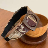 Paisley Ring Wide Headband Retro Design_Cwaha07827