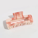 INK FLOWER CUTOUT HAIR CLAW ELEGANT DAILY STYLE_CWAHA2293