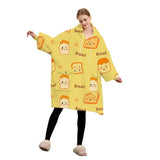 THICK FLANNEL HOODIE BLANKET FOR HOME OUTDOORS_CWAHA6519