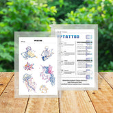 DOPAMINE CAT FIREWORK TATTOO STICKERS WATERPROOF_CWMM8338