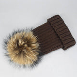Unisex Knit Beanie Hat With Pom For Winter_Cwah05051