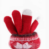 ADULT FASHION SNOWFLAKE KNITTED WARM GLOVES_CWAG0225