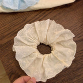 SWEET EMBROIDERED BOW LACE DOUBLE LAYER HAIRBAND_CWAHA3715