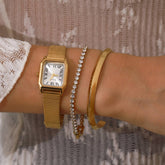 18K GOLD SMOOTH OPEN CUFF IN STAINLESS STEEL_CWAJE4785