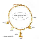 ORIGINAL STEEL NECKLACE WITH OCEAN PENDANT _CWMM8858