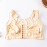 SPORTS BRA WITHOUT CHEST PAD ON FRONT BUTTON_CWMU0041