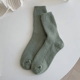 Warm And Cute Polka Dot Home Sleeping Socks_Cwms1057