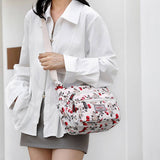 Printed Large Capacity Nylonshoulder Crossbody Bag_Cwasc1788