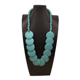 BOHEMIAN RETRO LARGE DISC BEADED NECKLACE_CWMM4574