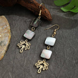 FASHIONABLE COLORFUL NATURAL ABALONE EARRINGS_CWMM4351