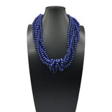 BOHEMIAN MULTI LAYER WOODEN BEAD KNOT NECKLACE_CWMM4735