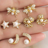 FASHIONABLE ZIRCON INLAID BEE EARRINGS_CWAJE0996