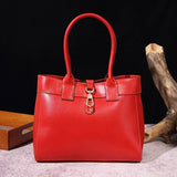 Retro Wax Large-Capacity Shoulder Bag_Cwab0922