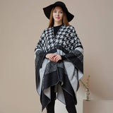 STRIPED SHAWL WARM CASHMERE ALL MATCH CAPE_CWASC2251