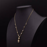 Womens All-Match Tulip Pendant Sweater Necklace