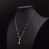 Womens All-Match Tulip Pendant Sweater Necklace
