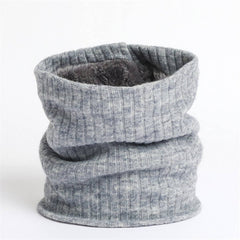 SOLID COLOR PLUS VELVET ELASTIC WARM NECK GAITER_CWASC1023