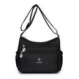 Lightweight Water-Repellent Nylon Shoulder Bag_Cwab3502