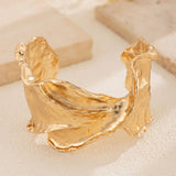 EXAGGERATED FOLDS HIGH GRADE IRREGULAR BRACELET_CWMM3125