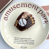 CREATIVE BASEBALL ACETATE CLAW CLIP CUTE FUN_CWAHA5832