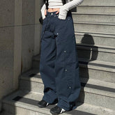 Street Smart Baggy Wide-Leg Pants Cargo Pants