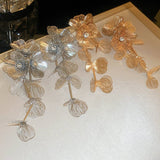 PERSONALIZED FLOWER LONG TASSEL EARRINGS_CWAJE2052