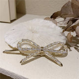 RHINESTONE BOW HAIR PIN FOR GIRLS OR LADIES_CWAHA4782