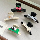 CUTE BOW CHERRY ACETATE HAIR CLAW CLIP FOR GIRLS_CWAHA5779