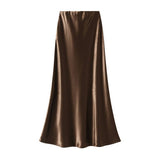 SATIN FISHTAIL MIDI SKIRT WITH SLIMMING FIT_CWBMS0334