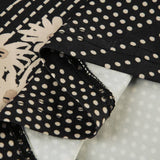 Vintage Daisy Print Low-Rise Drop A-Line Skirt