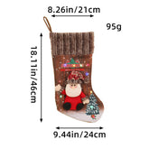 CHRISTMAS SOCKS CHILDREN GIFT BAG CANDY BAG_CWMS1443